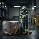Premium Heavy Duty Winter Jacket with Hi-Vis Yellow Accents, Waterproof, and Detachable Hood for Enhanced Comfort and Safety
