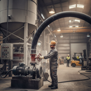 Premium Heavy Duty Material Handling Suction and Discharge Hose for Abrasive Materials with High Tensile Steel Helix