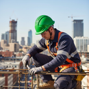 Professional Lightweight Safety Helmet with Micro Peak and Vented Design