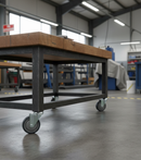 125mm Heavy Duty Swivel Bolt Hole Castor with Grey TPR