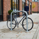 Premium Galvanised Sheffield Bike Stand with Bolt Down or Cast-in Options for Secure Bicycle Parking