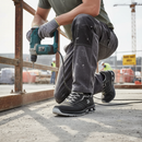 Premium High-Performance Safety Shoe with Nubuck Leather Upper, Metal-Free Protection, and Infinergy Sole for Shock Absorption