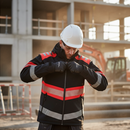 Premium Hi-Vis Softshell Jacket with Waterproof Fabric, Removable Hood, and Comfortable Fit for Enhanced Visibility and Safety
