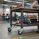 100mm Heavy Duty Braked Swivel Plate Castor Anti-Static