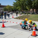 Premium Economy Retractable Cone Barrier in Multiple Colors for Effective Area Cordon Off