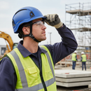 Premium Vented Wheel Ratchet Safety Helmet for Working at Heights