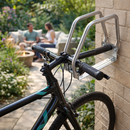 Adjustable Wall Mounted Bicycle Rack – Galvanised Steel – Indoor Storage Solution