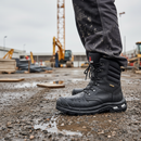 Premium Heavy Duty Safety Boots with GORE-TEX Liner, Aluminium Toe Protector, and Metal-Free Sole for Tough Terrain