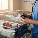Premium Palm-Style Sphygmomanometer for Children with Precision Pressure-Release Valve and Ergonomic Handle