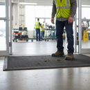 Premium Heavy Duty Fingerbrush Entrance Mat with Rubber Bristles for Effective Dirt Removal in High Traffic Areas