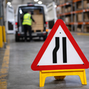 Temporary Traffic Sign – 750mm Triangle – Polypropylene RA1 – Road Safety