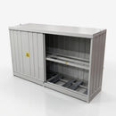 Steel Drum and IBC Storage Cabinet 2200L – 32 Drums or 8 IBCs (view 2)
