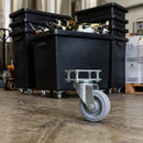 Recycled Polyethylene Bottle Bin - 135–185 L with Castors