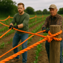 10mm Orange Polypropylene 3-Strand Rope – Ultra-Strong, Weatherproof & UV-Resistant (30m) – Best for Marine, DIY & Outdoor Use!