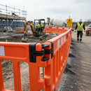 Premium Spare Clip for Plastic Barrier - Tool-Free, Rust-Resistant, Connects Multiple Sections