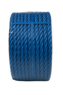 6mm Blue Polypropylene Drawcord Rope 220m Coil – Strong, Rot-Proof, Weather-Resistant 3-Strand Twisted Rope for DIY, Marine, Building & Agriculture