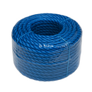 6mm Blue Polypropylene Drawcord Rope 220m Coil – Strong, Rot-Proof, Weather-Resistant 3-Strand Twisted Rope for DIY, Marine, Building & Agriculture