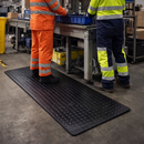 Anti-Fatigue Matting – Black – 15mm Thick, Dual-Layer – Industrial Use