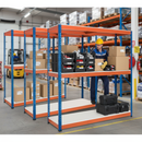 Heavy Duty Melamine Industrial Shelving - 1677mm High - 400kg Capacity