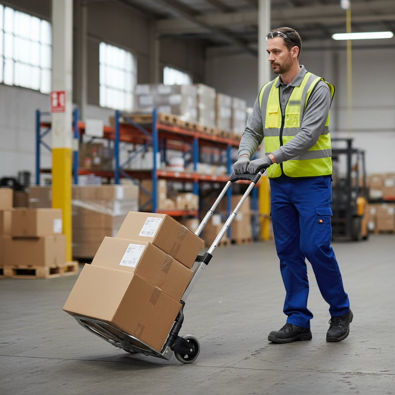 Premium Telescopic Folding Sack Truck - 60kg Load Capacity