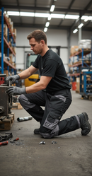 Premium Heavy Duty Rip Stop Trousers with Cordura Reinforcements and Multifunctional Pockets for Reliable Workwear