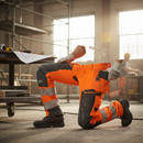 High-Performance Safe Trousers With Holster Pockets - Hi-Vis Orange/Dark Anthracite