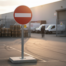 Premium No Entry Sign for Post Mounting - Prevent Unauthorized Access with Durable Construction and Easy Installation