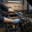Premium High-Performance Power Steering Hose with 103bar Pressure Rating, Temperature Range -40°C to +120°C, and Oil-Resistant Rubber Construction