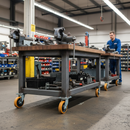 160mm Heavy Duty Swivel Plate Castor with Polyurethane Tyre