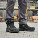 Premium Heavy Duty Waterproof Safety Boot with Reinforced Toe, Moisture-Wicking Thinsulate Insulation and Reflective Threads for Enhanced Visibility