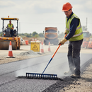 Premium Insulated Tarmac Rake with 16 Teeth and Fiberglass Handle for Live Working