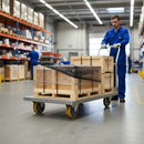 200mm Heavy Duty Braked Swivel Plate Castor for Towable Applications