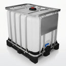 600L IBC Container – HDPE Bottle, Plastic Pallet, UN Approved (view 2)