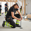 Premium Women's Hi-Visibility Trousers with 4-Way Stretch and Holster Pockets for Enhanced Mobility and Comfort