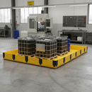 Premium Fuel and Chemical Spill Containment with Corner and Central Supports (250x300x25cm)