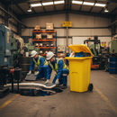 Premium Sustainable Oil Only Spill Response Wheelie Bin Kit - 240L