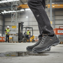 Professional Low-Profile Safety Shoes with Steel Toe Protector and Breathable Design for Comfortable Work Environments