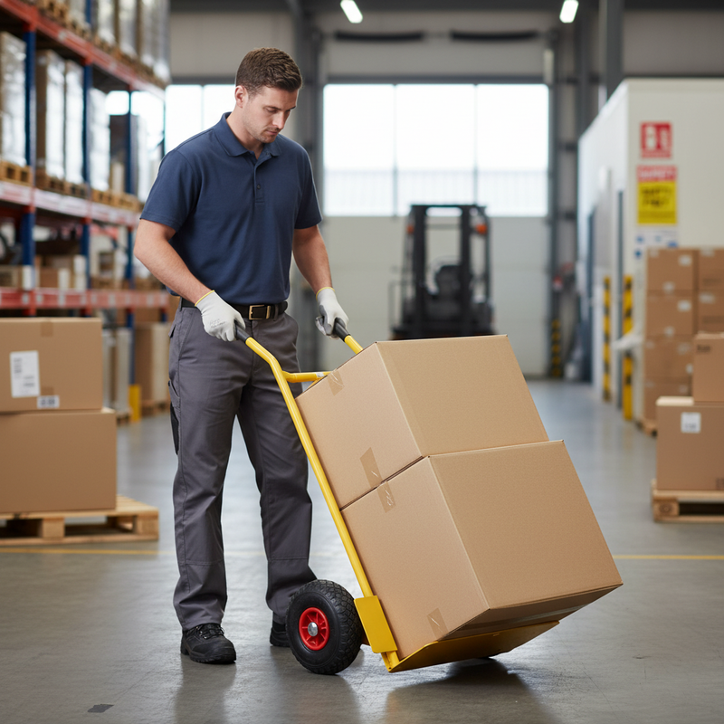 Heavy Duty Solid Toe Sack Truck with 200kg Capacity