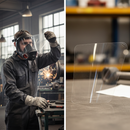 Premium Peel-Off Visor Protectors for Industrial Masks - 10-Pack for Scratch-Free Vision