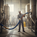 Premium High-Performance 16 Bar UPE Suction & Delivery Hose for Brewery and Distillery Applications