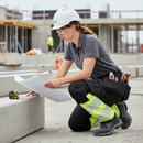 Premium Women's Hi-Visibility Trousers with 4-Way Stretch and Holster Pockets for Enhanced Comfort and Durability
