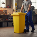 Premium 240 Litre Wheelie Bin - Heavy Duty Yellow Waste Container
