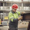 Premium Mid Peak Safety Helmet with Slip Ratchet for Comfort