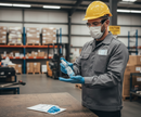 Premium Back to Work Kit with Hand Sanitiser, Disposable Face Masks, and Vinyl Gloves for Health Safety