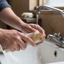 Premium Wooden Nail Brush - Durable Bristles for Effective Cleaning and Grooming