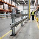 Premium 1800mm Heavy Duty Double Run RSJ Barrier Post for Vehicle Protection - High-Quality Professional Grade for Industrial and Commercial Applic...