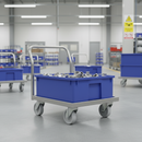 125mm Swivel Bolt Hole Castor Nylon Wheel with Roller Bearing