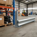 Premium Heavy Duty Bolt Down Barrier Post 560mm - Galvanised Steel for Durable Installations