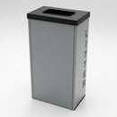 80 Litre Mild Steel Recycling Bin with Colour-Coded Lid (view 2)