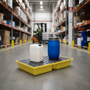 Premium 100L Recycled PE Spill Tray with Grate for Safe Containment